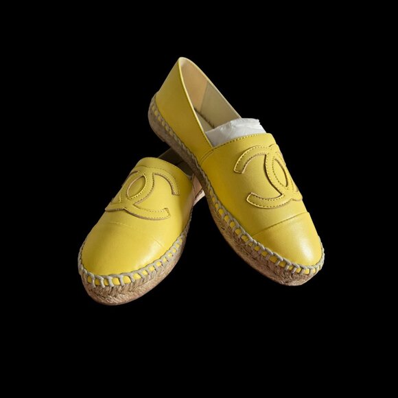 Chanel Yellow  Espadrilles - Picture 6 of 9